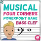 Musical Four Corners: Bass Clef Digital Resources